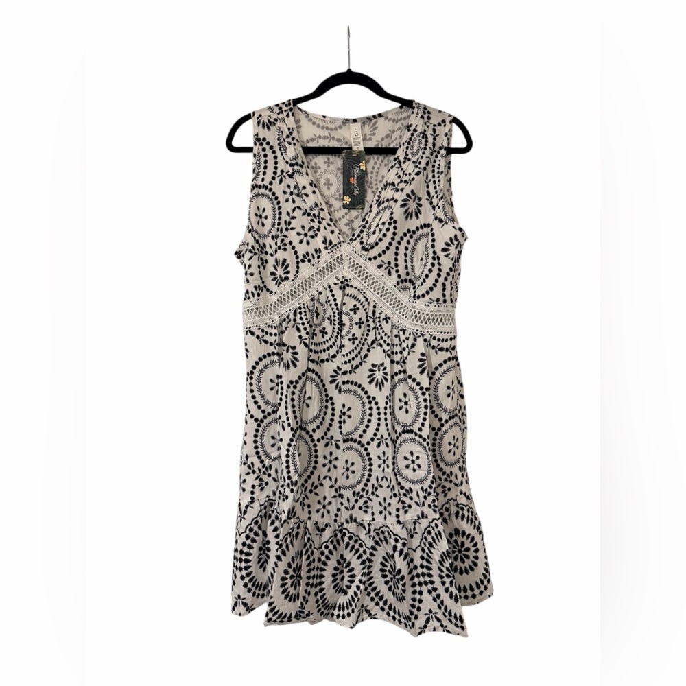 Blooming Jelly Boho Embroidered Dress – Size L (NWT)